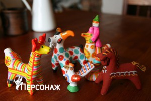 Роспись глиняных игрушек