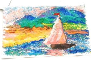 Картины из цветного песка