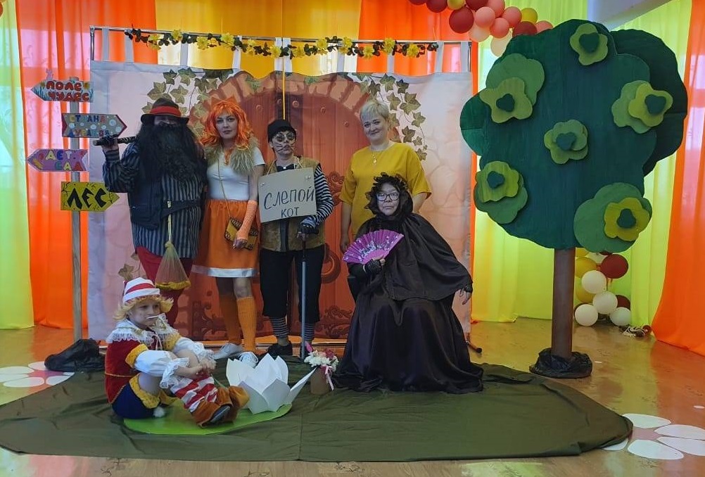 день рождения в стиле Буратино