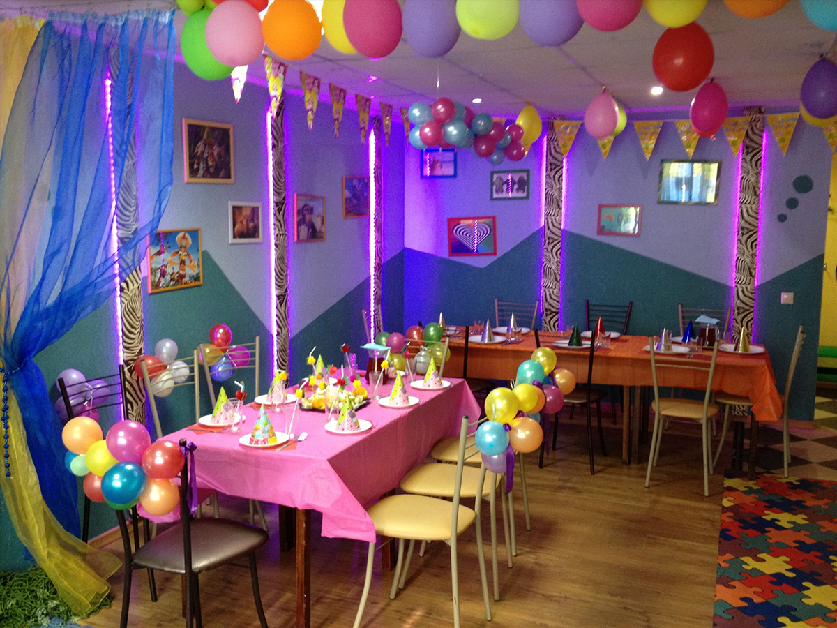 оформление залов на день рождения детей